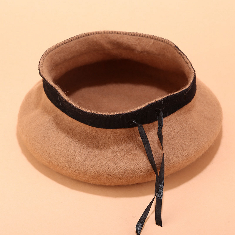 Beret French Wool - Berretto da donna in lana pura,